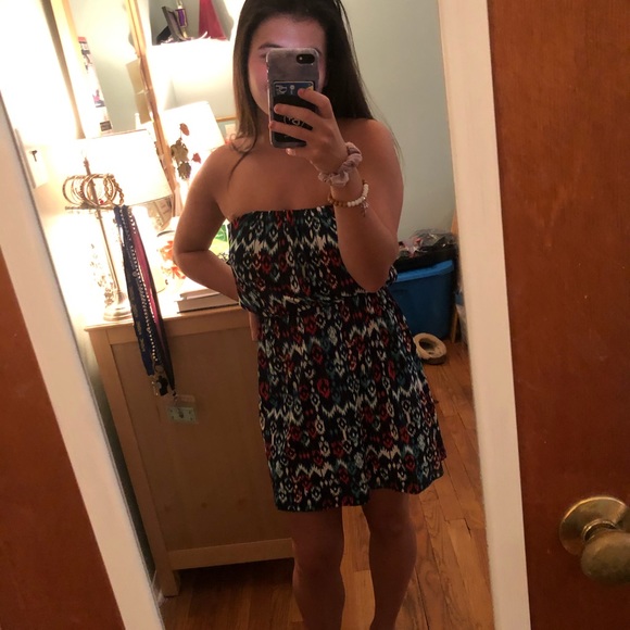 Strapless Red, White, and Blue Dress!! - Picture 3 of 4